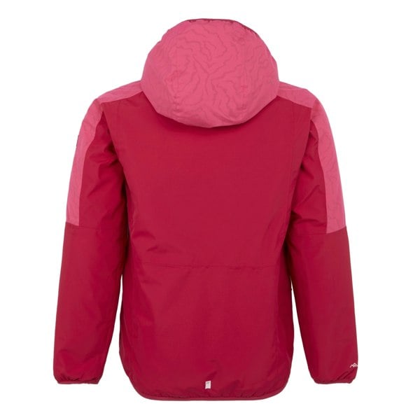 Regatta Girls Volcanics VIII Terrain Print Reflective Jacket - Deep Pink/Hot Pink