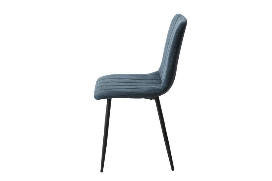 Core Products Pair of Aspen Straight Stitch Upholstered Fabric Chairs