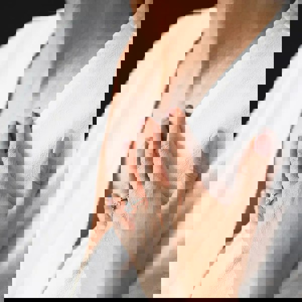 Starbright Silver 6.5mm Cushion-Cut Cubic Zirconia Ring E3858R(6.5X6.5M) 3A