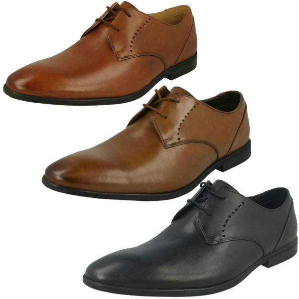 Clarks Mens Clarks Formal Lace Up Shoes Bampton Lace