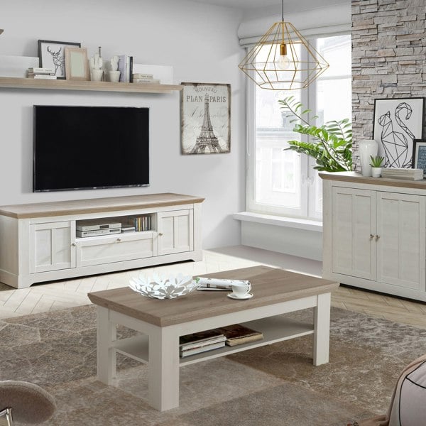 Furniture To Go Illopa Coffee Table in Oak Nelson/Snowy Oak