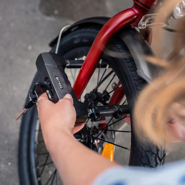 Hygge Bikes Bicycle D Lock with Cable – High-Security U-Lock Set for E-Bikes & Bicycles