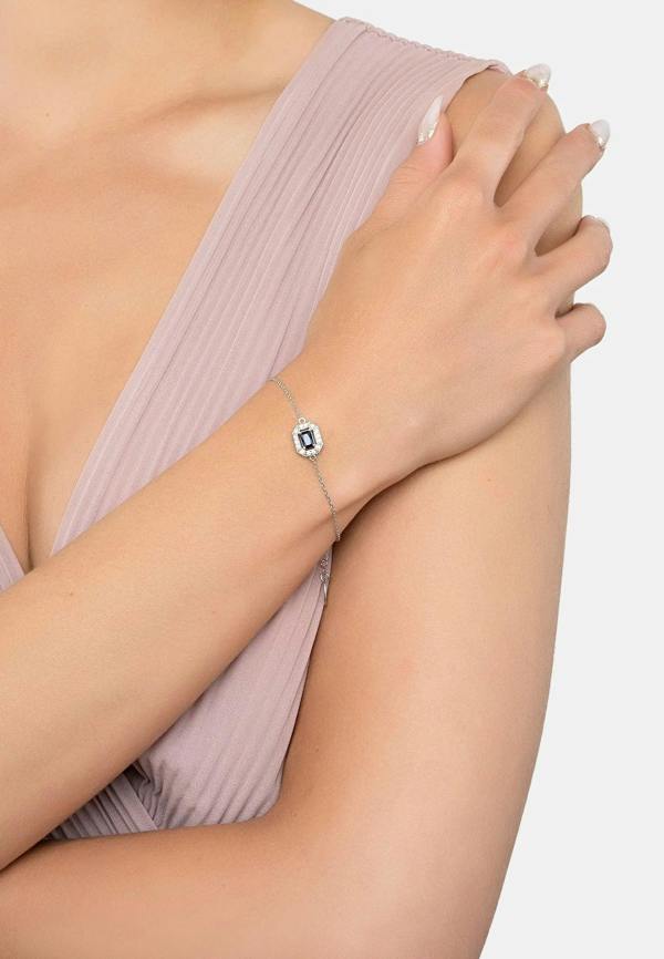The bracelet worn by a model.