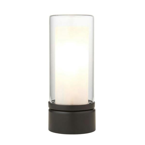 Chepstow Matte Black & Glass Touch Table Lamp