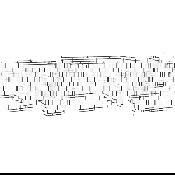 Berkfield Outdoor Dog Kennel Steel 24.2 m2