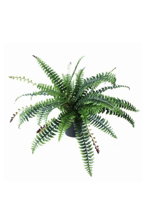 Dyzi Artificial Fern Plant Potted Indoor Home Decor Green