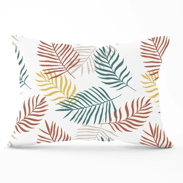 Warren Reed Palm Branches In Natural Colors Cushions