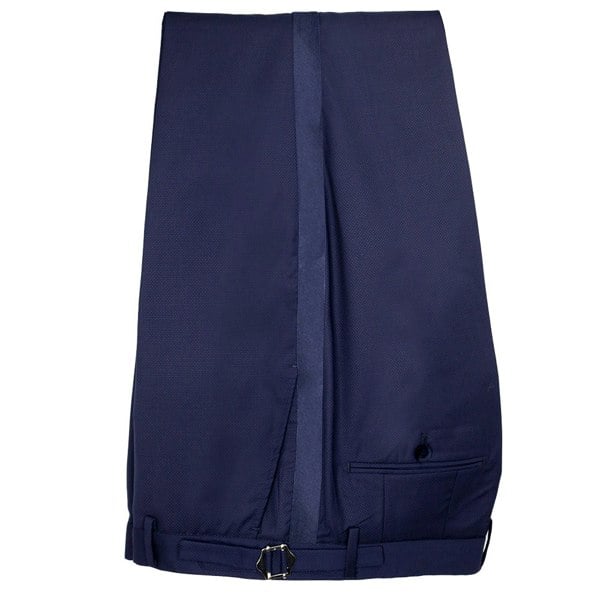 David WeJ Alfredo Dress Double Breasted Velvet Peak Lapel Tuxedo - Navy