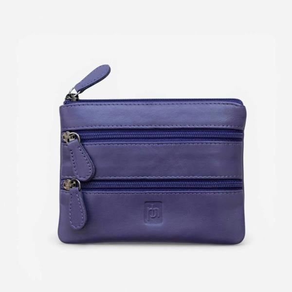 PRIMEHIDE Small 3 Zipper Coin Purse
