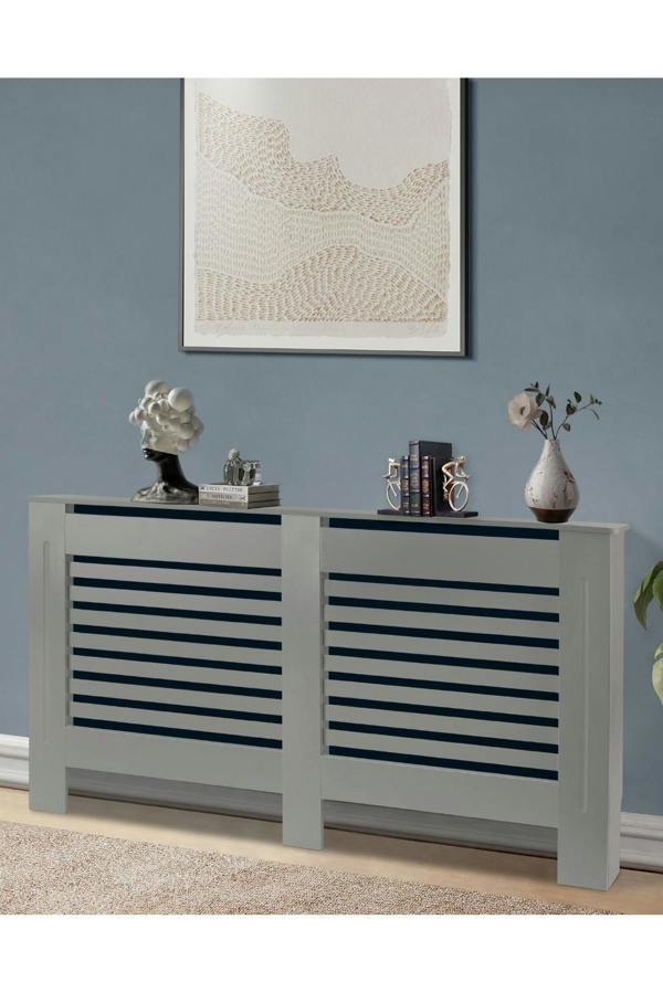 Grey Wooden Radiator cover