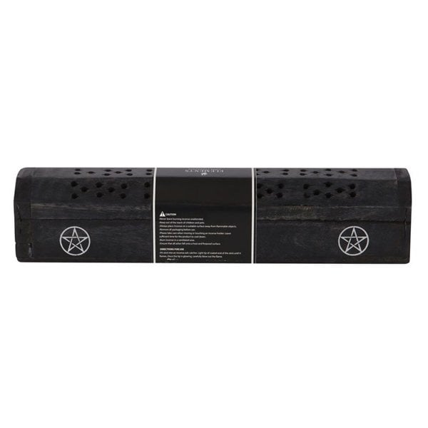 Serano Pentagram Wooden Black Pepper Incense Box Set