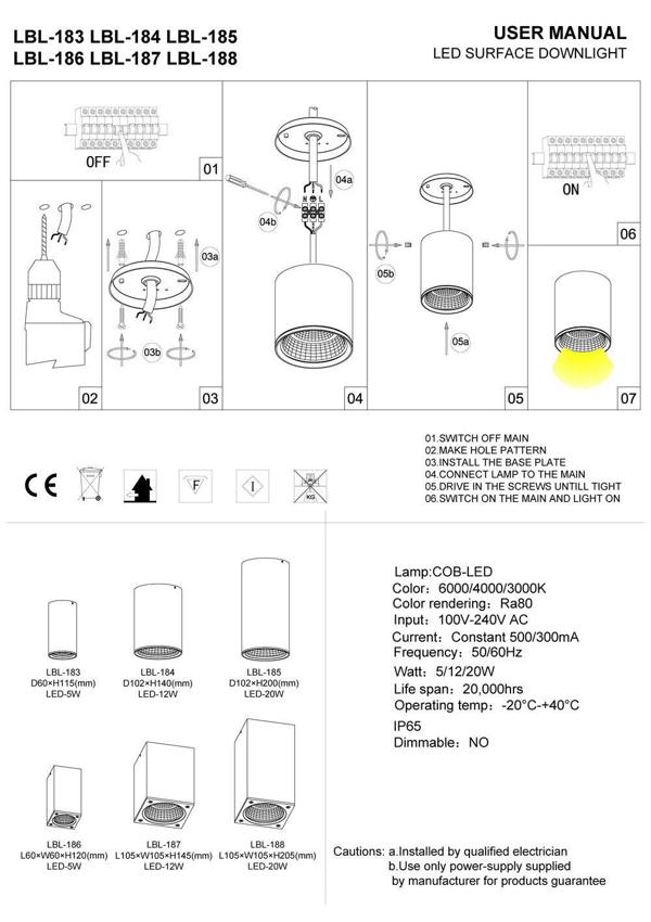 black surface mount soffit light installation guide