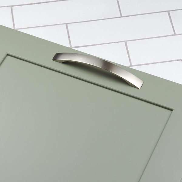 Handle & Home 160mm Brushed Nickel Hollow Bow Handle