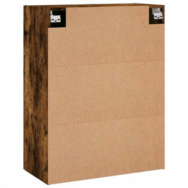 Berkfield Wall Mounted Cabinets 2 pcs Smoked Oak 69.5x34x90 cm