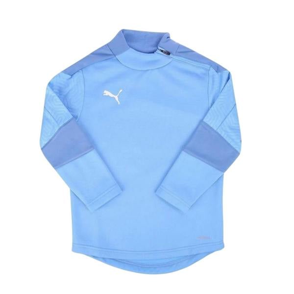 Puma Childrens/Kids Long-Sleeved Training Fleece Top - Blue - 