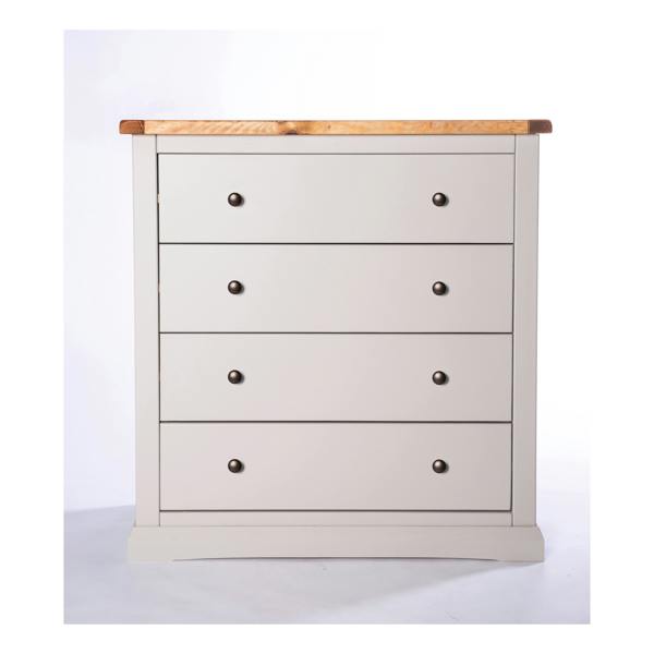 Loreo 4 Drawer Chest of Drawers Brass Knob