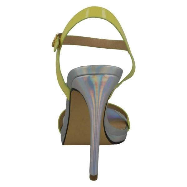 Spot On Ladies Spot On High Heel Mule Sandals F10912
