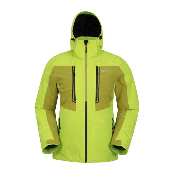 Mountain Warehouse Mens Phase Extreme Waterproof Ski Jacket - Green - 