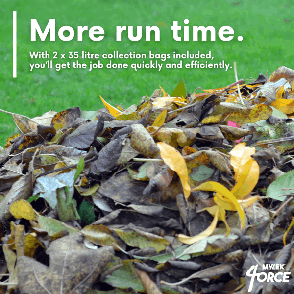 Mylek Leaf Blower And Vacuum, 3000W Garden Shredder Mulcher And Rake With And Two Collection Bags