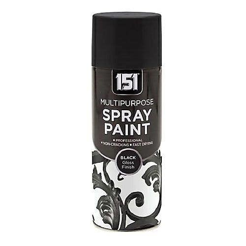 151  Black Gloss 400ml Pack of 1
