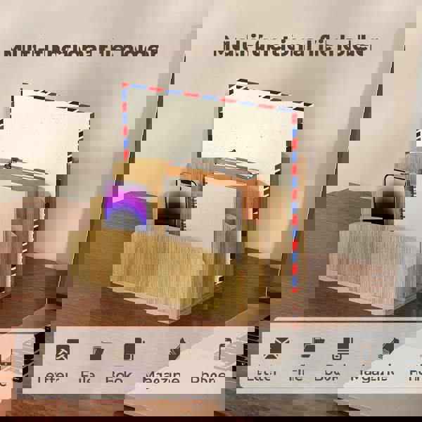 Levede Letter Paper File Storage Stand Rack Holder Tray Organiser Desktop Office