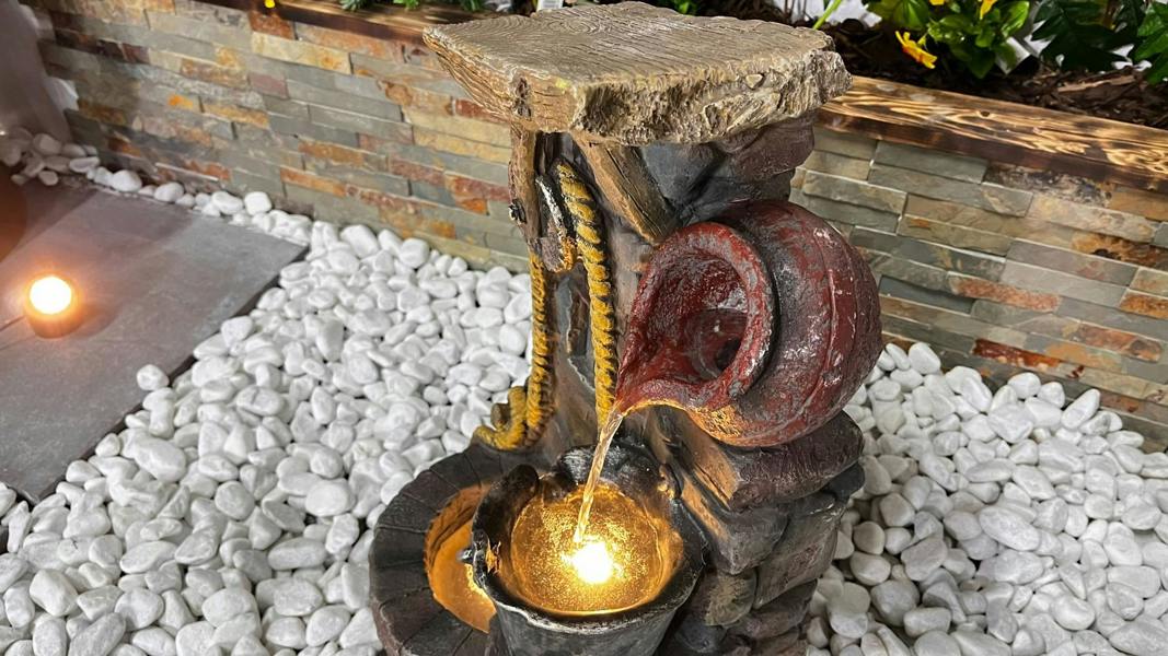 Tranquillity Water Features Rustic Jug Traditional Water Feature