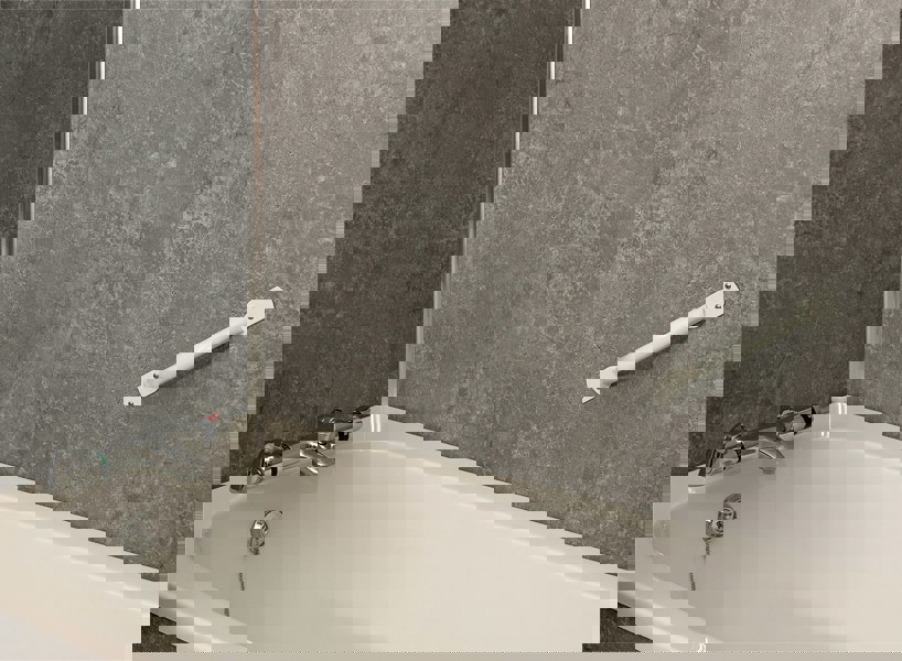 Aidapt Solo Easigrip Steel Grab Bar 15 inch White