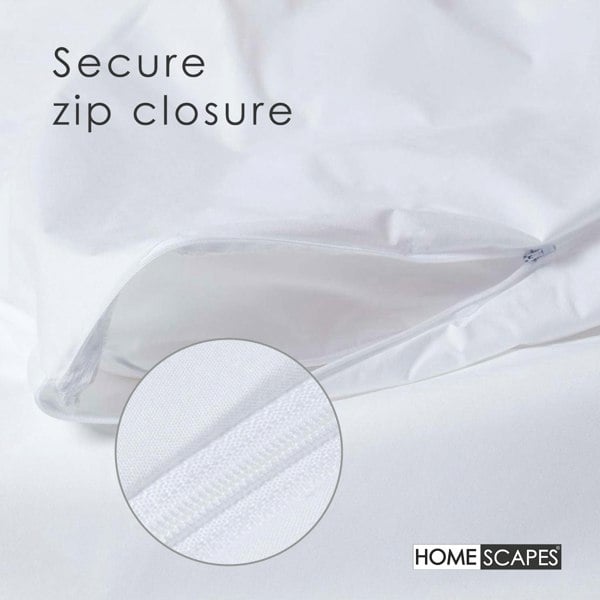 HOMESCAPES Waterproof Duvet Protector