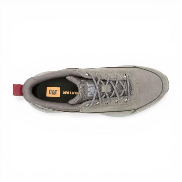 Caterpillar CAT (Caterpillar) Dark Grey Leather Trainer Shoes - Surge Hiker