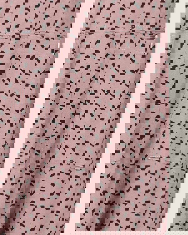 Lila Pink Confetti Print Dungarees- image 4