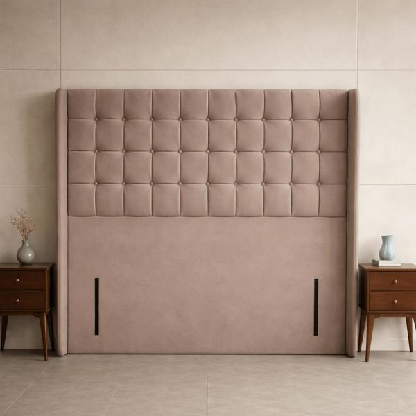 Great British Beds Winged Cubed Headboard