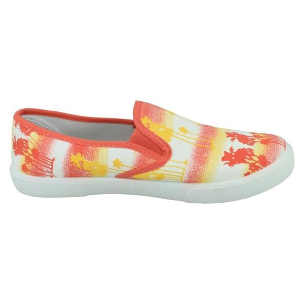 Spot On Ladies Spot On Beach Style Pumps F80086