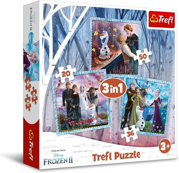 Trefl Disney Frozen 2 Magical Story Puzzle - 3in1