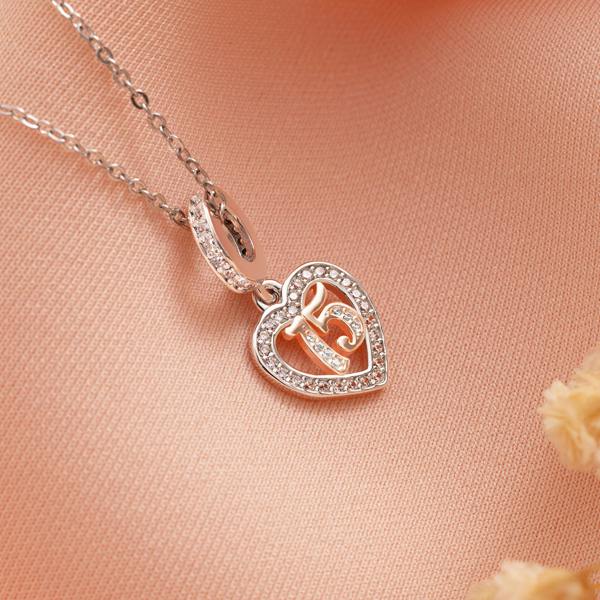 Parus Home 15th Birthday Sterling Silver Necklace Heart Pendant