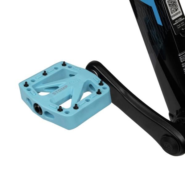 Oxford Stomp Junior Nylon Flat Pedals Turquoise