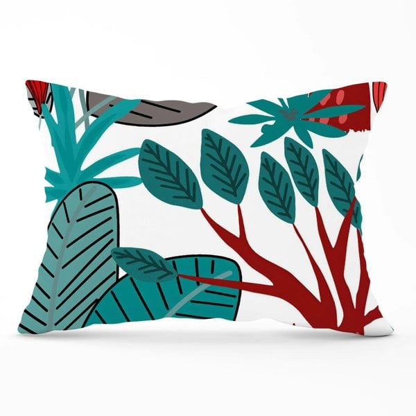 Warren Reed Jungle Exotic Summer Tropical Leaves Cushions