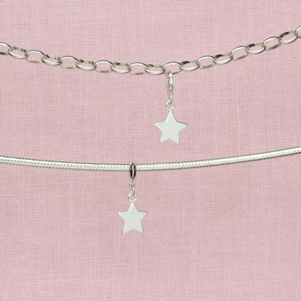 Mylee London Star Pendant Charm - Sterling Silver