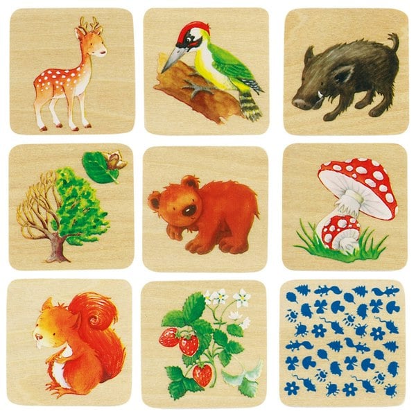 Goki Memo Game -  Woodland Life