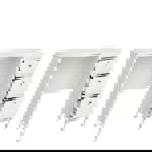 Furniture To Go Madrid Desk 3 drawers White