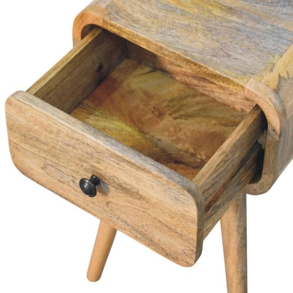 Wyld Haus Vicenza Natural Mango Wood Nightstand with Drawer