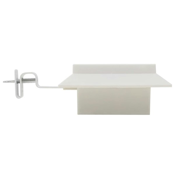 Berkfield Outdoor Solar Lamps 6 pcs LED Square 12 cm White