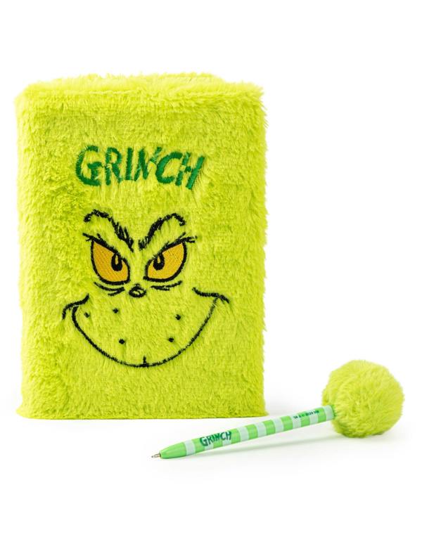 The Grinch Unisex Green Character Face Stationery Set (One Size)