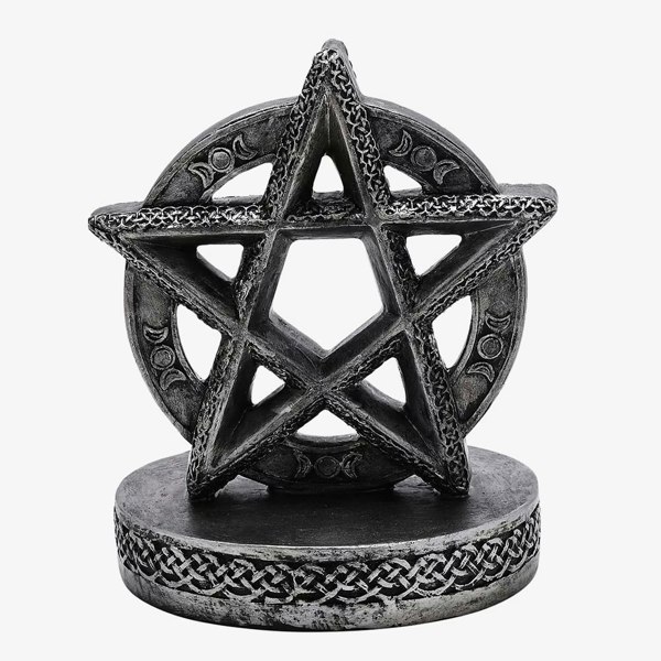 T. H. Baker Mystic Legends Pentacle Candle Holder Gift 69687