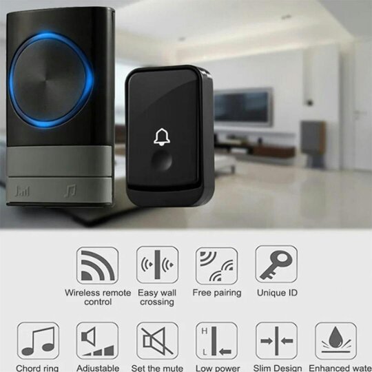 Havendro Wireless Door Bells Waterproof Long Range Plug in Home Cordless Doorbell