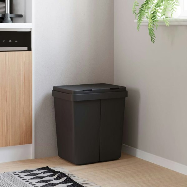 Berkfield Dual Bin Anthracite 2x25 L
