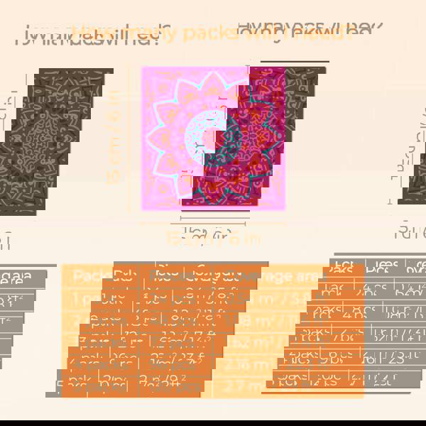 WT1505 - Westminster Tiles Wall Stickers 15 cm x 15 cm - 24 pcs.