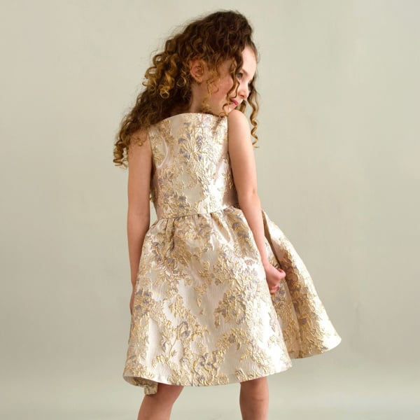 BALOU Girls Jacquard Dress