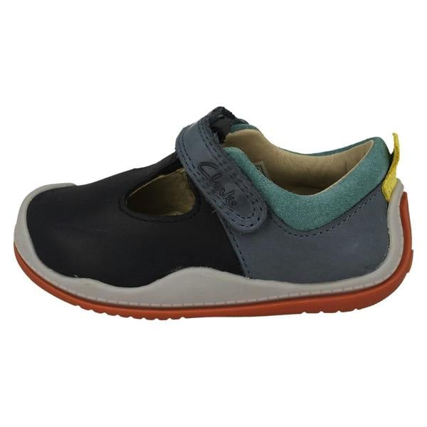 Clarks Childrens Clarks First Walking T-Bar Shoes Roller Bright T