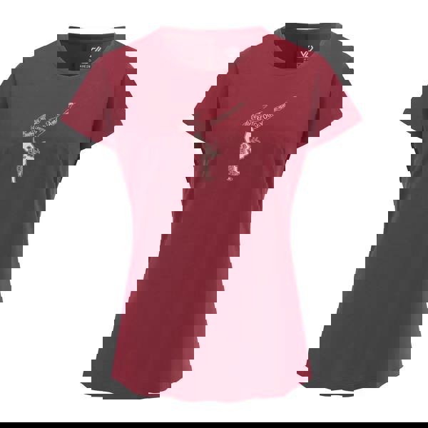 Regatta Womens/Ladies Serenity Yoga Pose Lightweight T-Shirt - Tibetan Red - 