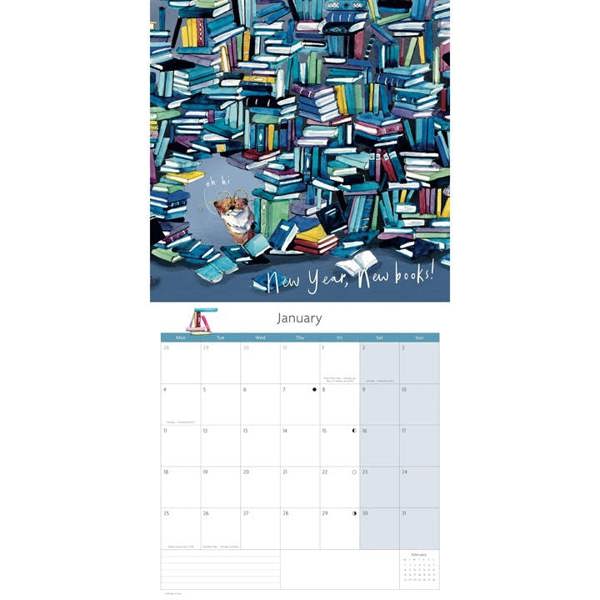 Snowtap, The Bookish Calendar 2027, Wall Calendars, Month To View, History & Literature, Gift
